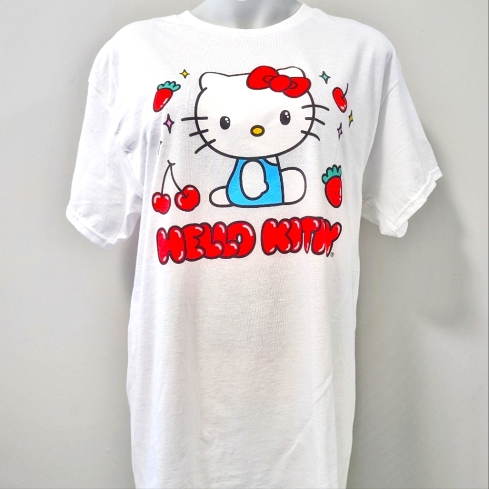 Sanrio Hello Kitty White Short Sleeves T-Shirt